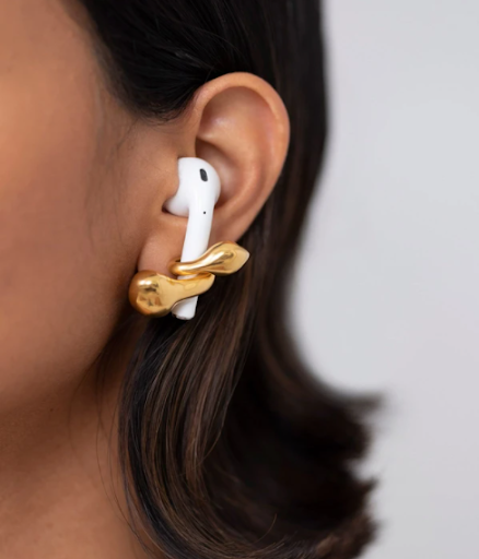 Pebble Pods Airpod accessory earring.