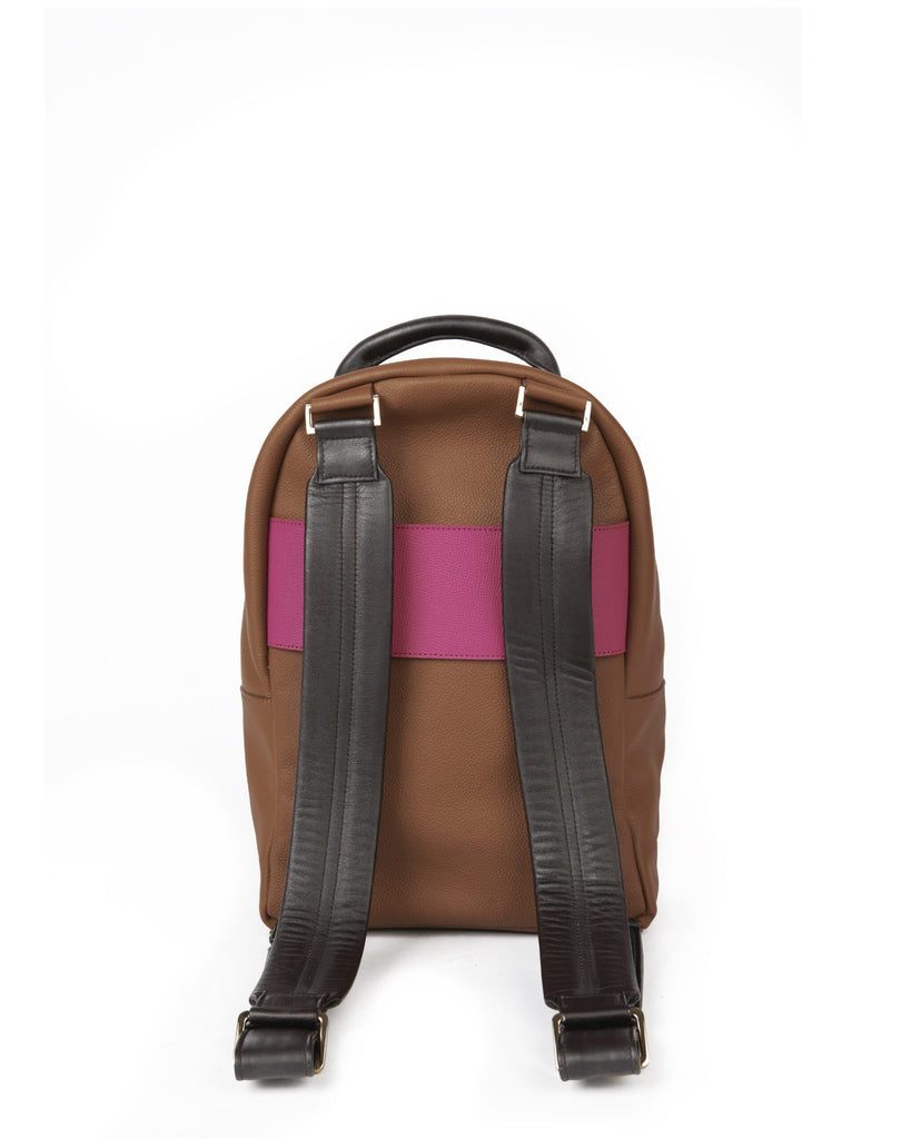 Grace-Pink Pocket Backpack | Maison Orient