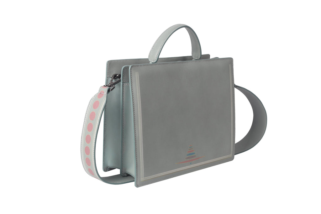 RAY BAG SEA GREEN - LINES | Maison Orient
