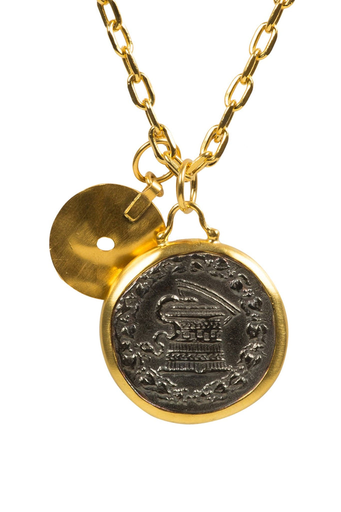 Big Medallion with Gold Coin | Maison Orient