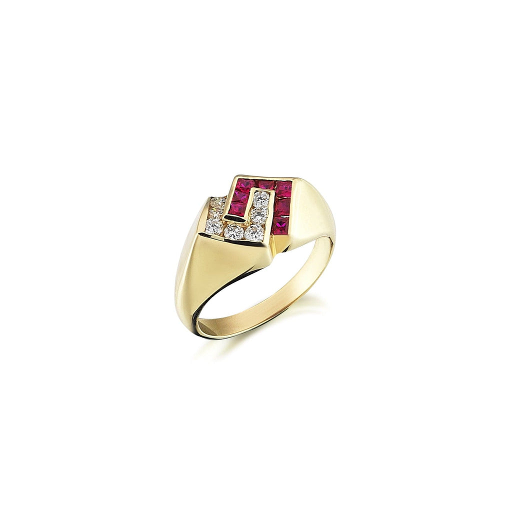 7.83 Diamond Ruby Ring | Maison Orient