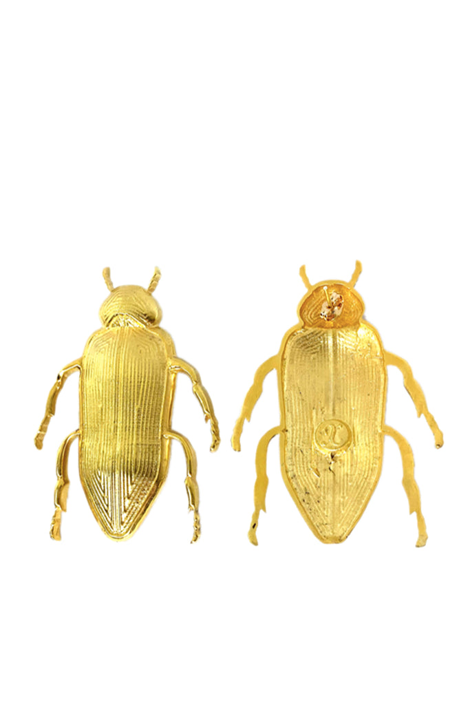Large Beetle Earrings | Maison Orient