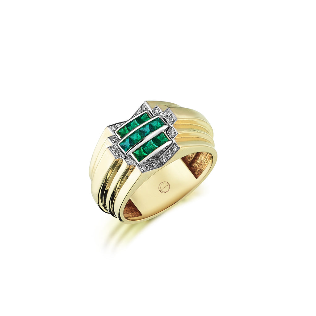 Glaxy Princess Emerald Ring | Maison Orient