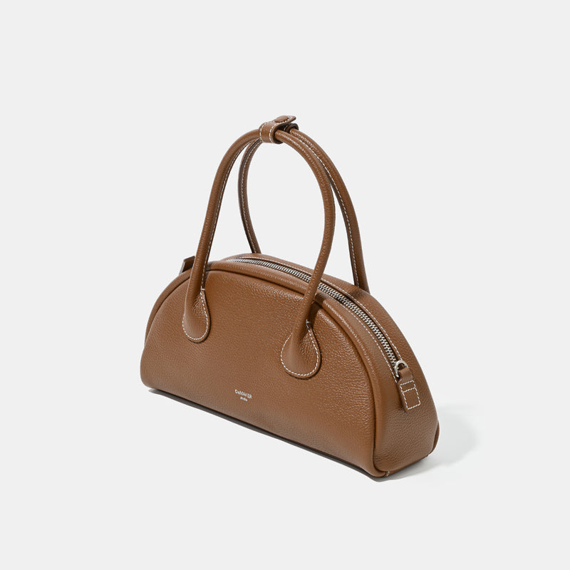 Harper mini shoulder bag-caramel | Maison Orient