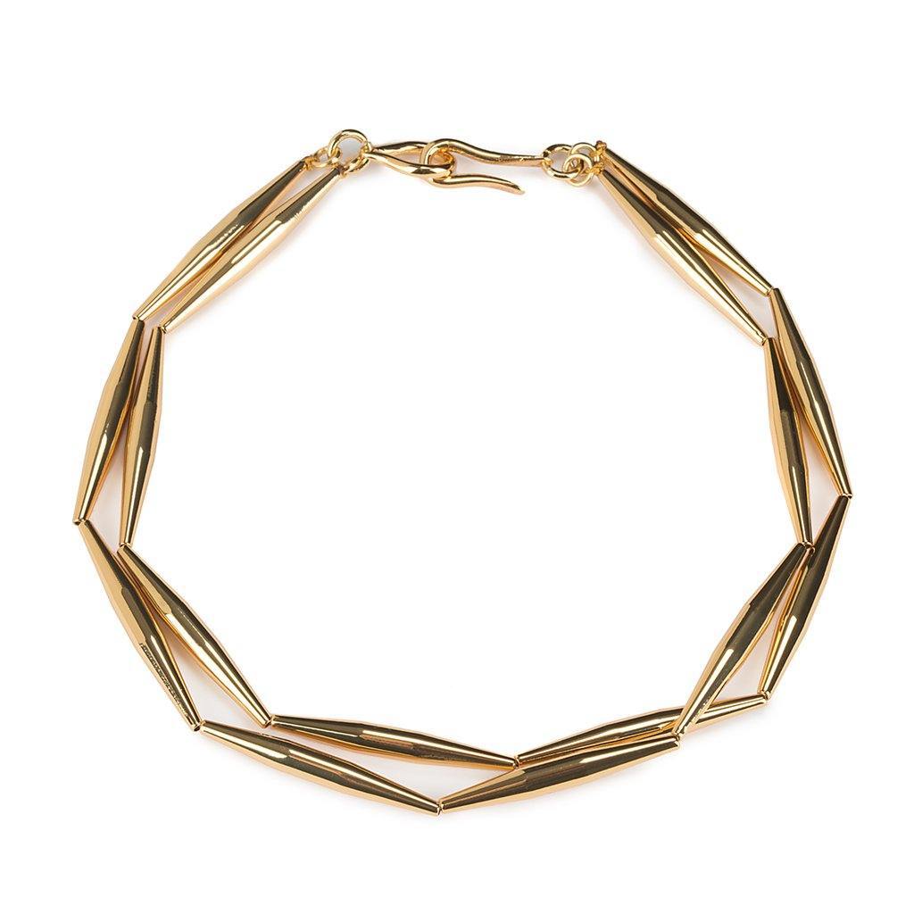 Lumia Helia Duo Chain Necklace In Gold | Maison Orient