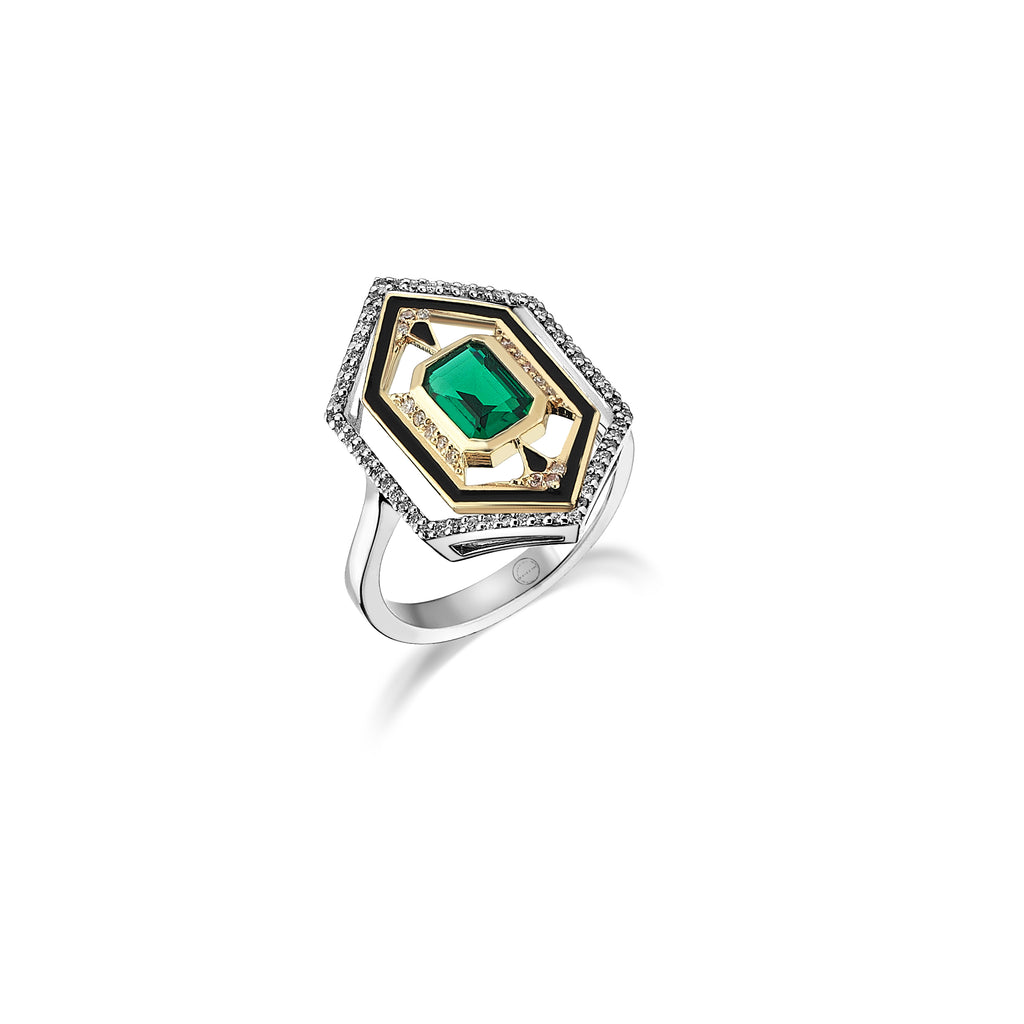 Series 6 Emerald Ring | Maison Orient