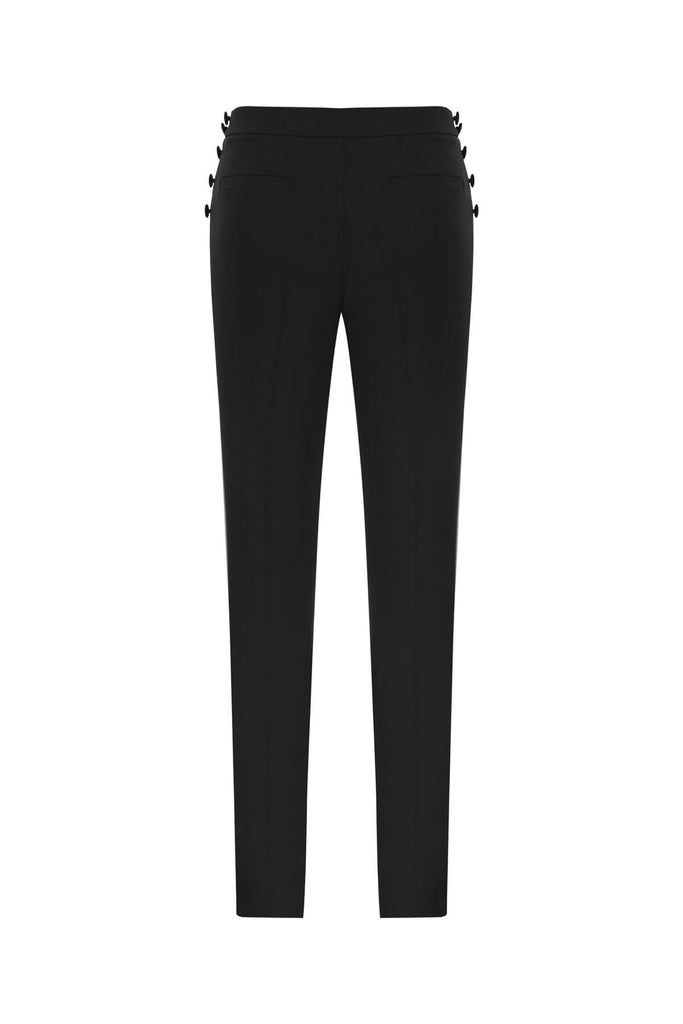 Buttoned Pants Black | Maison Orient