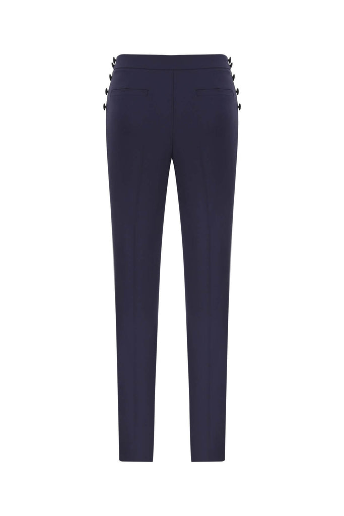 Buttoned Pants Navy