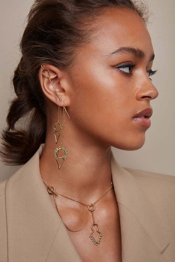 Sahra Extended earring | Maison Orient