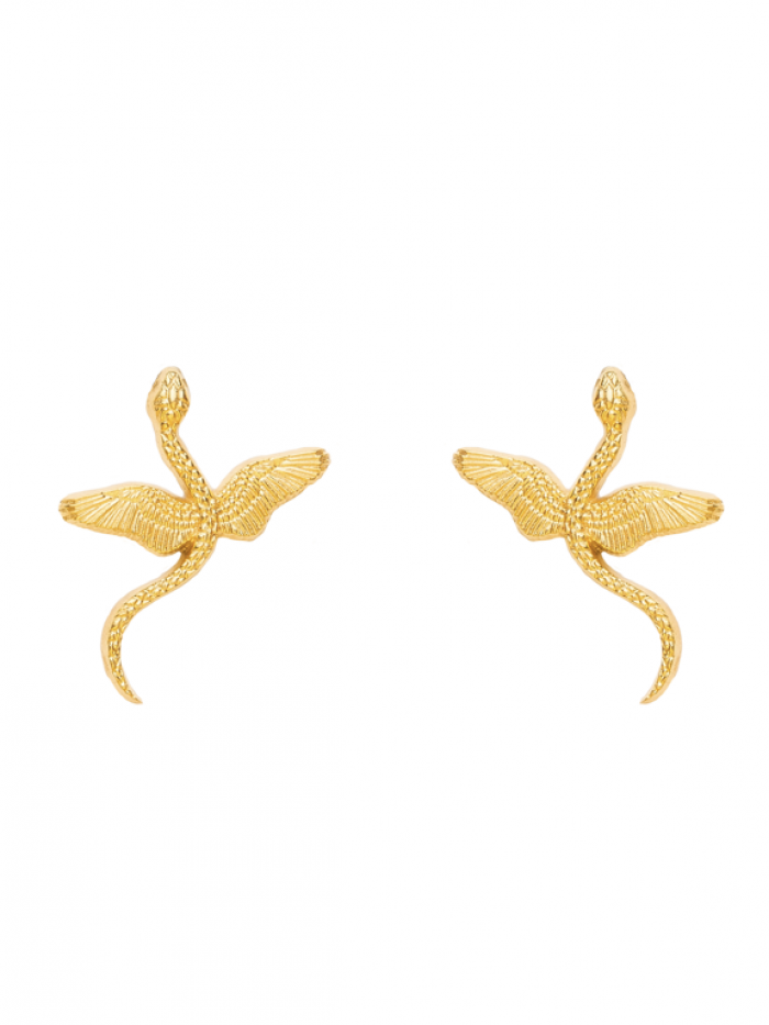 Flying snake earring | Maison Orient