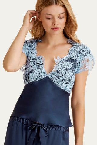 Scarlett Gasque Jayne Top Midnight Blue
