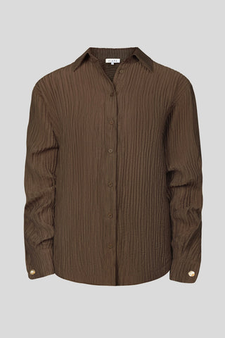 Shirt Evia in Olive Umber