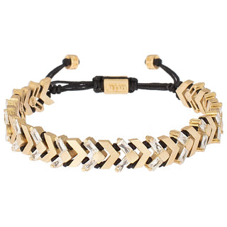 JUJU Spaced Glitter Arrow Bracelet in bronze