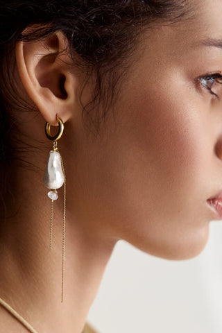 Sia Earrings with Pearls