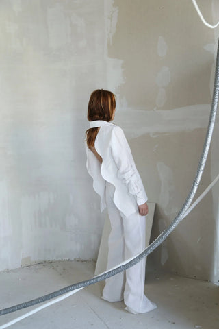 AMAN White Linen Set