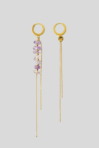 Earrings Nési with Ametrine