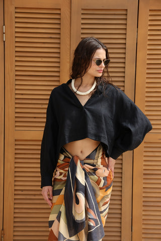 Adira Black Sarong