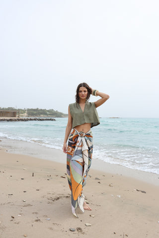 Adira Beige Sarong