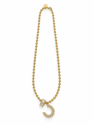 Romy Collection Gold Horseshoe Necklace