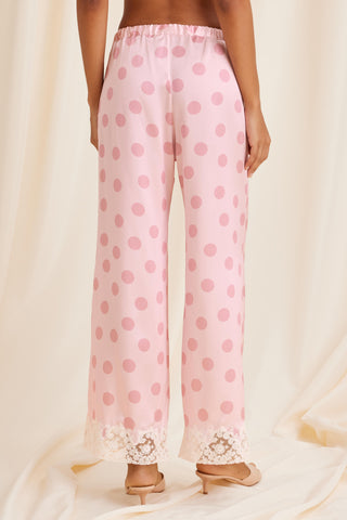 Scarlett Gasque Jayne Pant Pink Polka Dot
