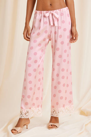 Scarlett Gasque Jayne Pant Pink Polka Dot