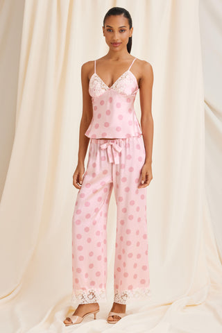 Scarlett Gasque Jayne Pant Pink Polka Dot