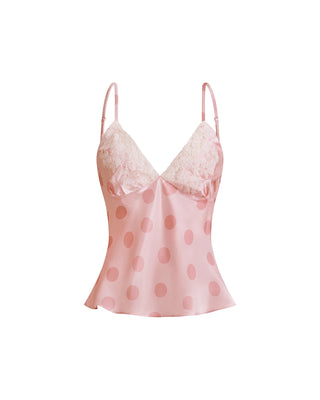 Scarlett Gasque Jayne Camisole Pink Polka Dot