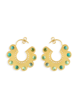 Turquoise Flower Earrings