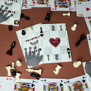 Artlet Studio King of Hearts Chessboard Vellum Notebook