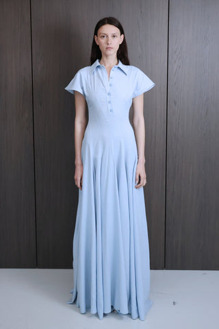 RAINA Light Blue Maxi Dress
