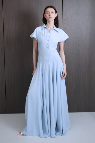 RAINA Light Blue Maxi Dress