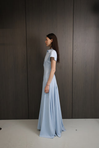 RAINA Light Blue Maxi Dress