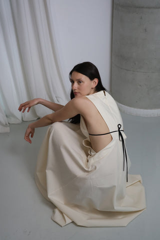 SOLEA Midi Dress Beige