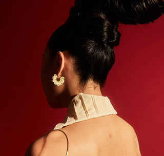 Turquoise Flower Earrings