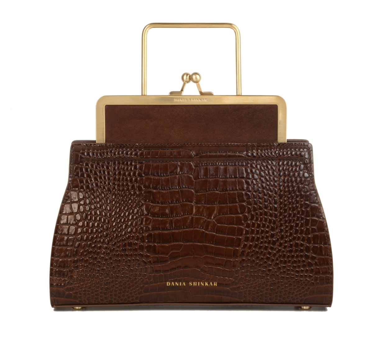 DANA - Brown Croc Embossed