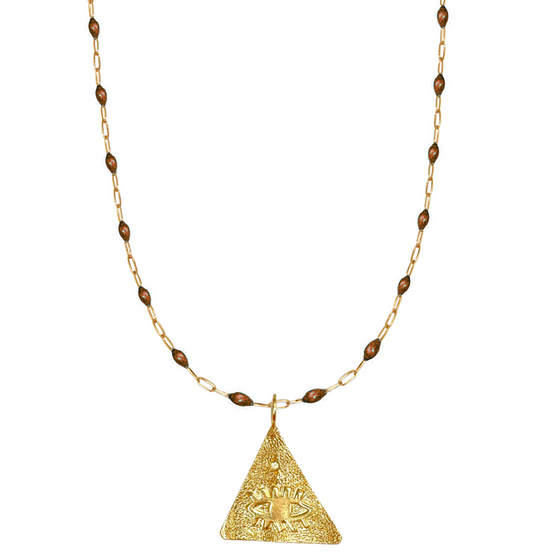 Kressida Pyramis Large Arabian Bronze Nights Chain