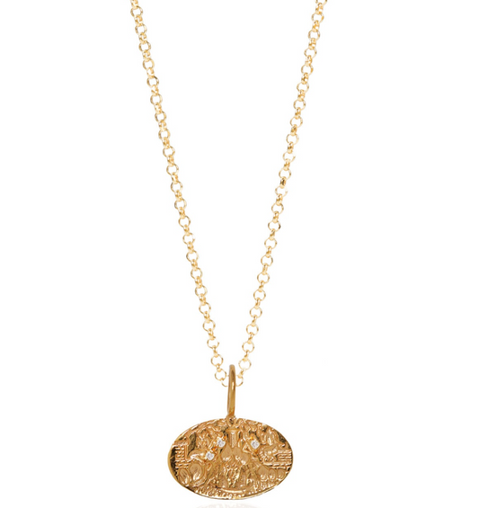 Minoas Sealstone Thin Chain Gold