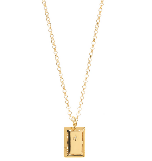 Angel Rectangular Thin Chain