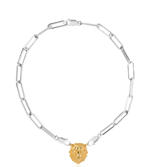 Thireós Large Zena Necklace – Bracelet Silver