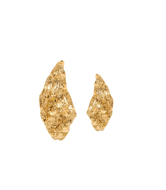 Méliès Nebula Asymmetrical Earrings Gold