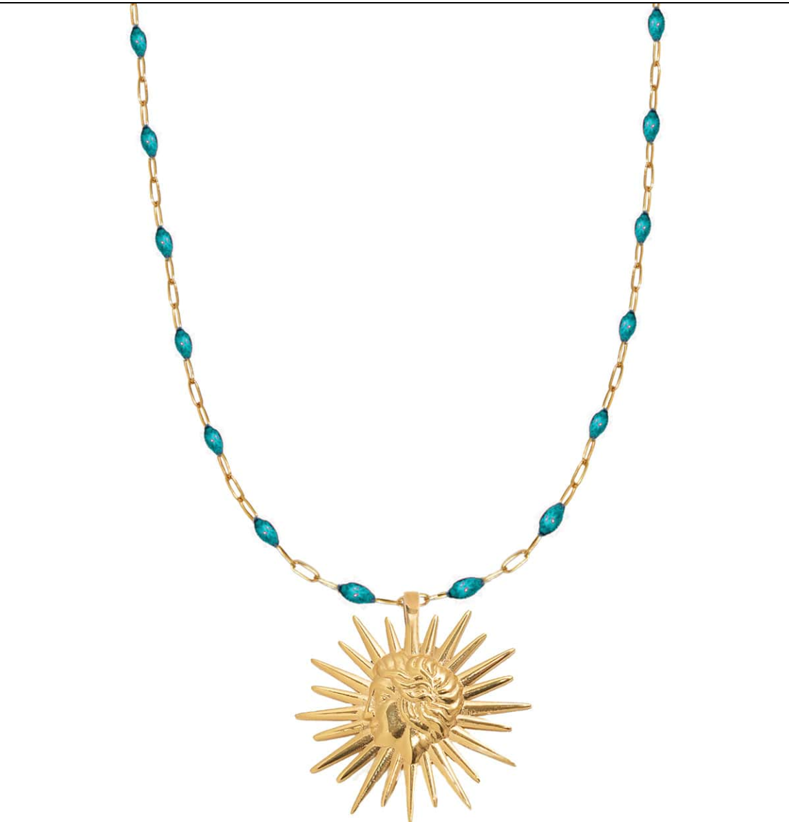 Sun Aqua Enamel Chain