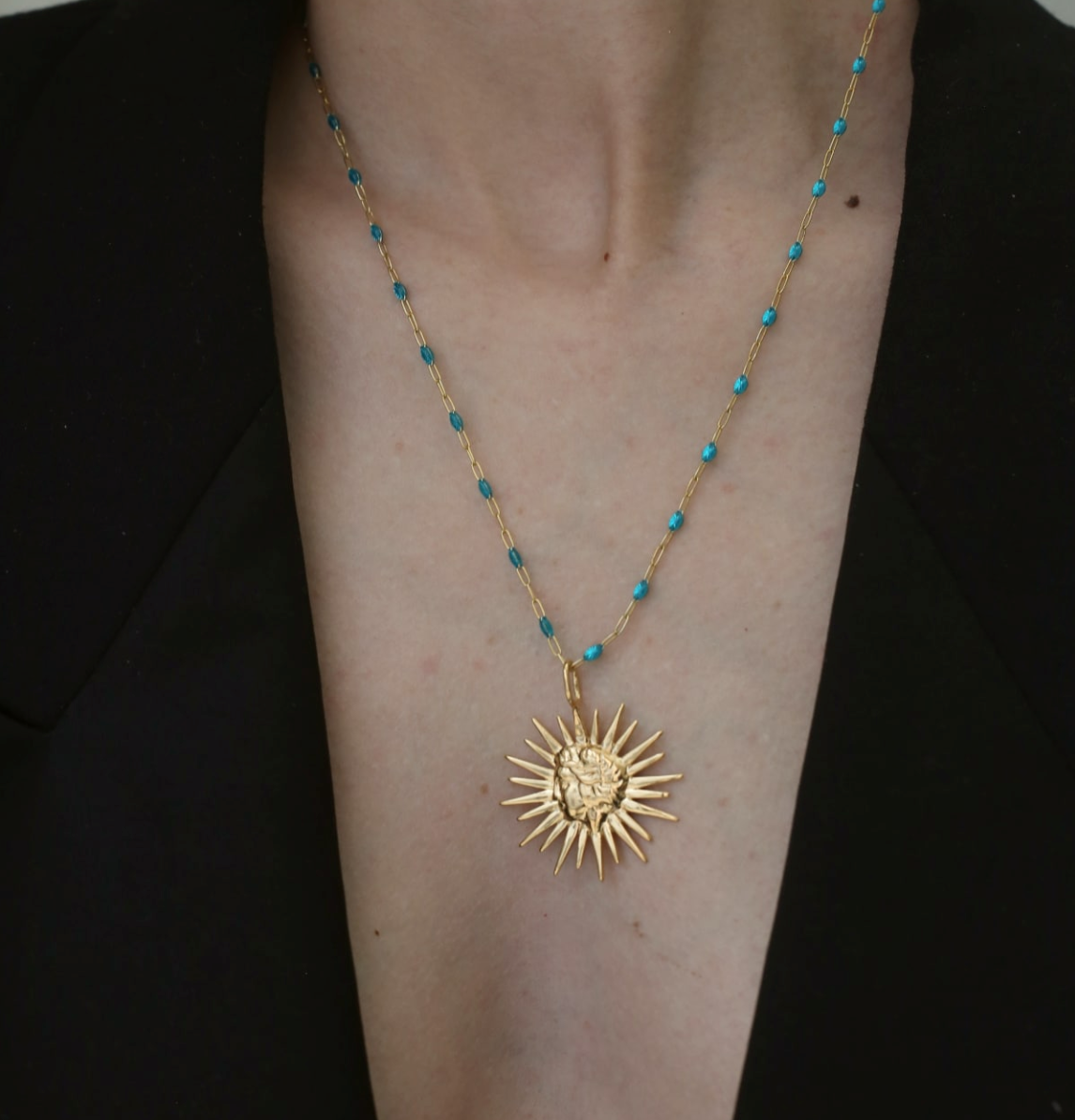 Sun Aqua Enamel Chain