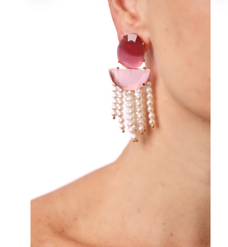 AYLA in pink Cat's eye stone