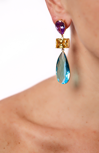 KANDY in Amethyst Zirconium and Aquamarine