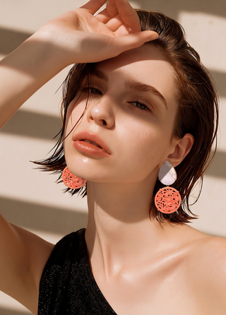 SEA Lotus in Mother of Pearl and Coral
