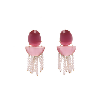 AYLA in pink Cat's eye stone