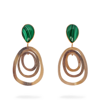 KENYA in Malachite and Buffalo horn