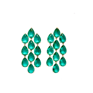MALIKA in green Crystal stone