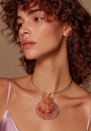 ST TROPEZ with natural Seashell