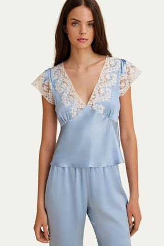 Scarlett Gasque Jayne Top Blue
